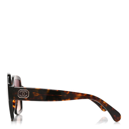 Chanel Acetate Square CC Sunglasses 5478 Tortoise 3 of 7