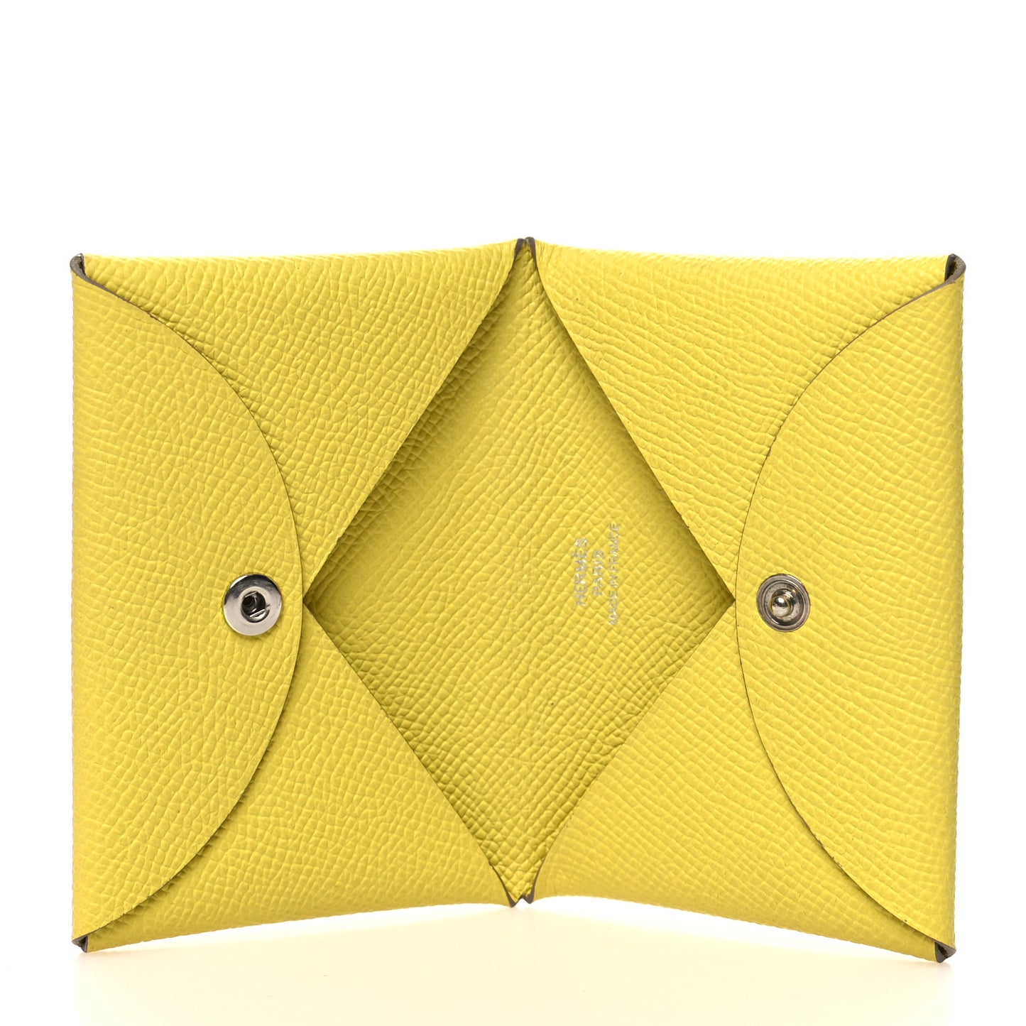 Epsom Calvi Card Case Lime
