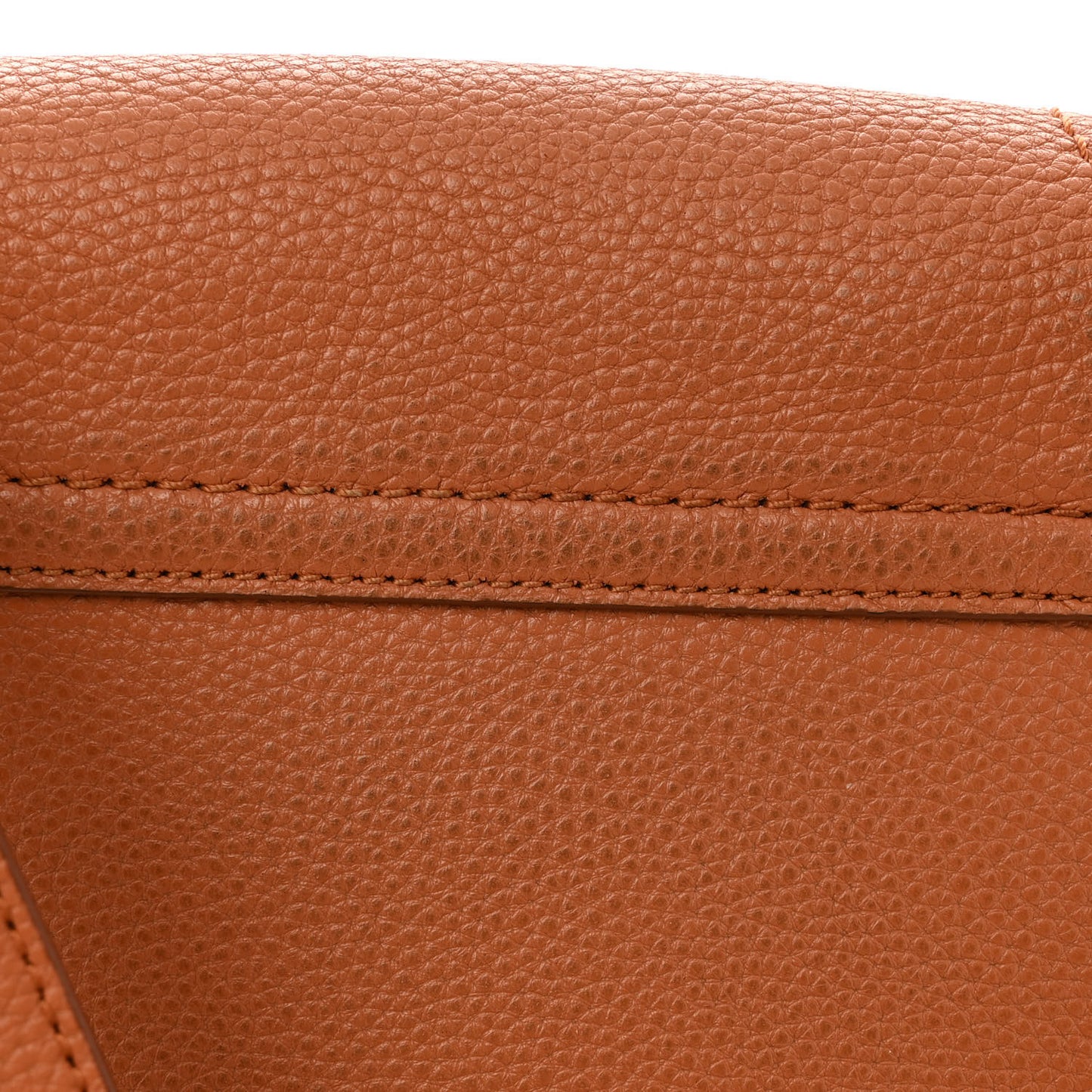 Pebbled Calfskin Maverick Saddle Bag Smoked Almond