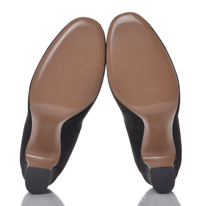 Valentino Garavani Suede Tan-Go Mary Jane 100mm Pumps 40 Black 5 of 9