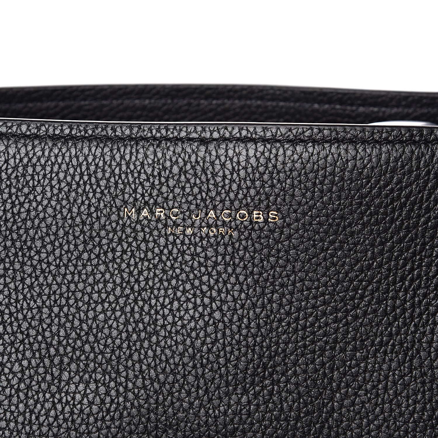 Marc Jacobs Pebbled Calfskin Shopping Tote Black 10 of 10