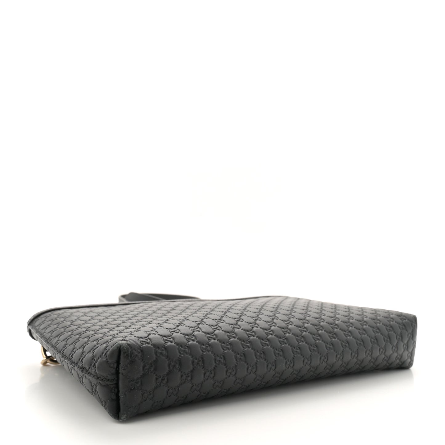 Microguccissima Flat Crossbody Black