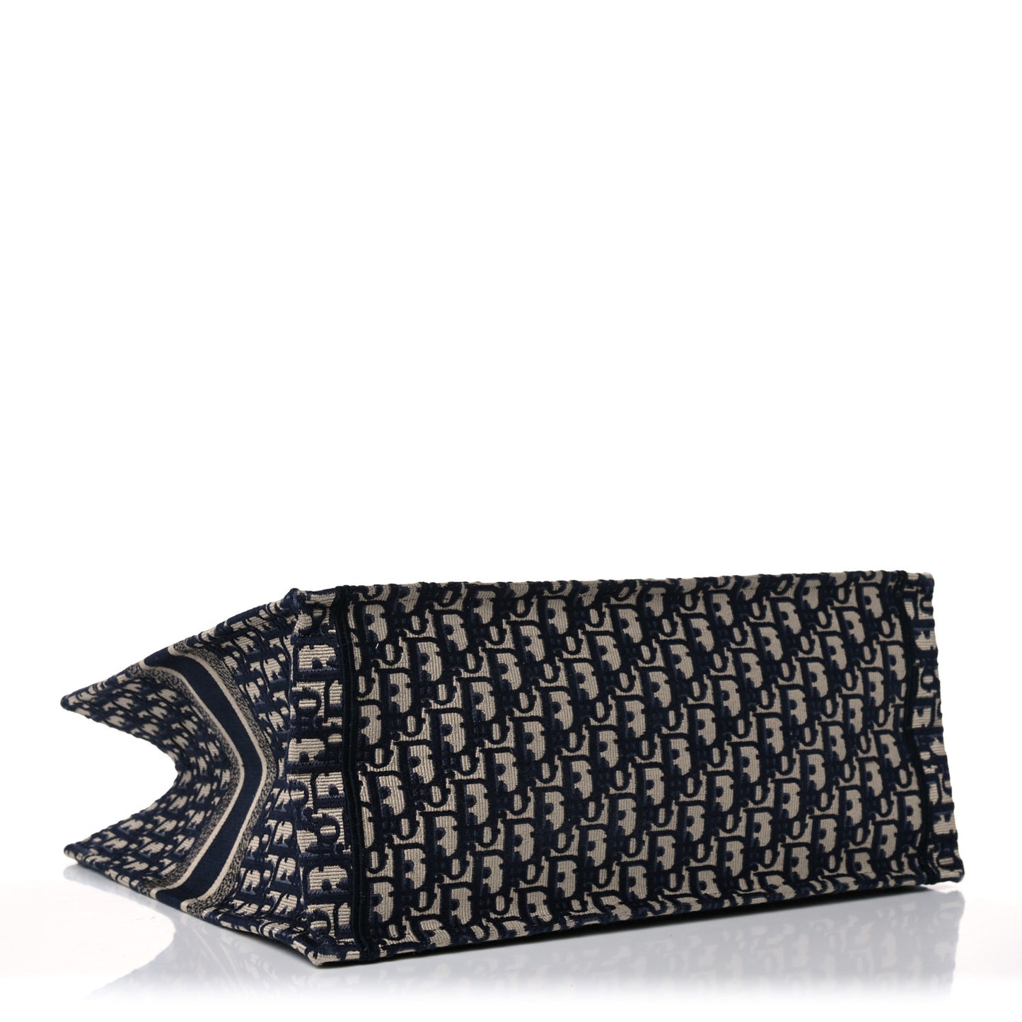 Oblique Book Tote Blue Multicolor