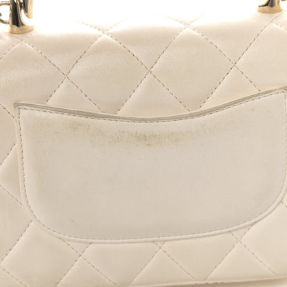 Chanel Lambskin Mini Carry Chic Flap White 10 of 11