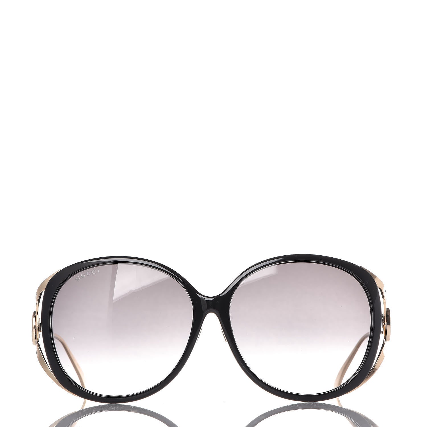 Gucci Round Frame Injected GG0226SK Sunglasses Black 2 of 9