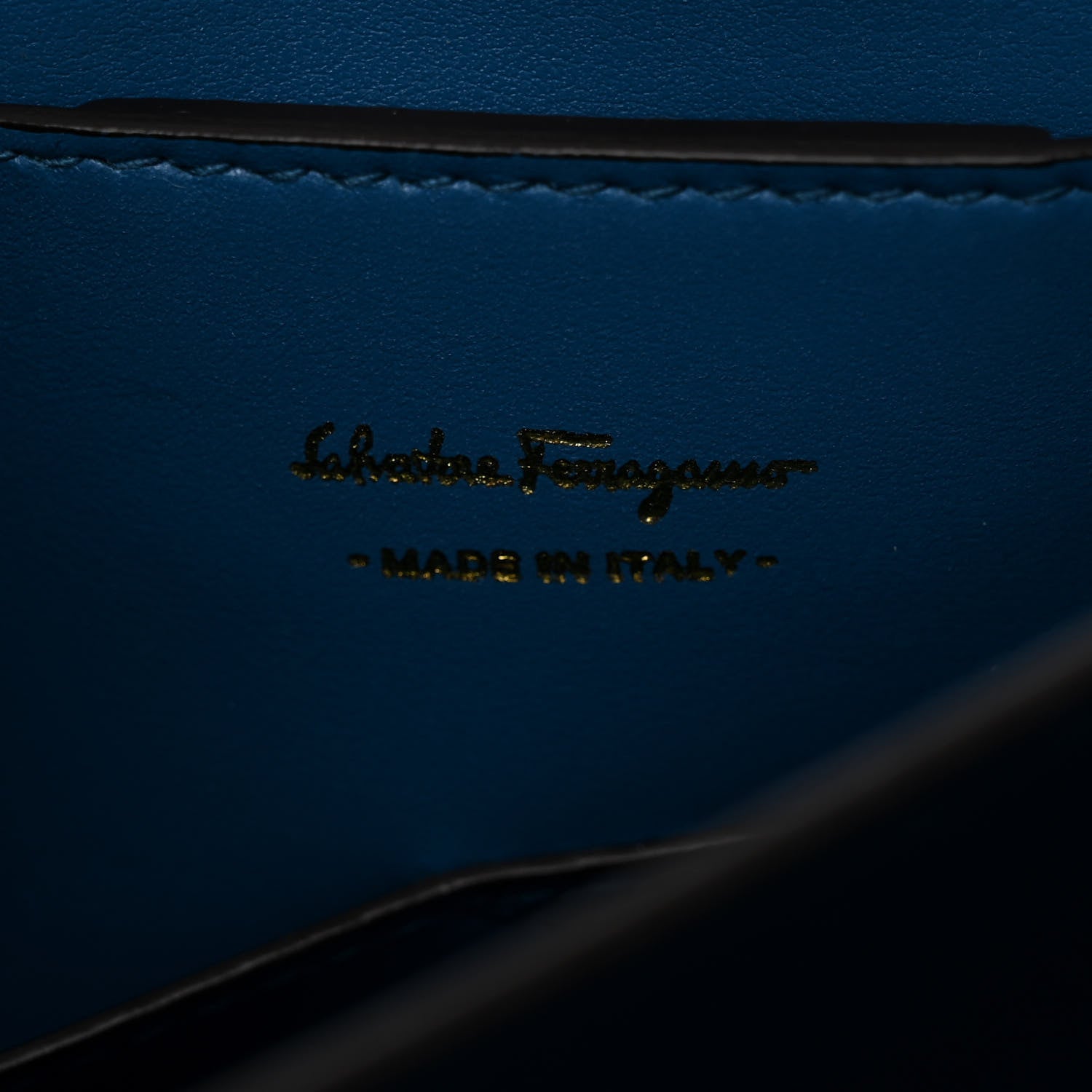 Salvatore Ferragamo Calfskin Small Margot Top Handle Satchel Azure 6 of 9