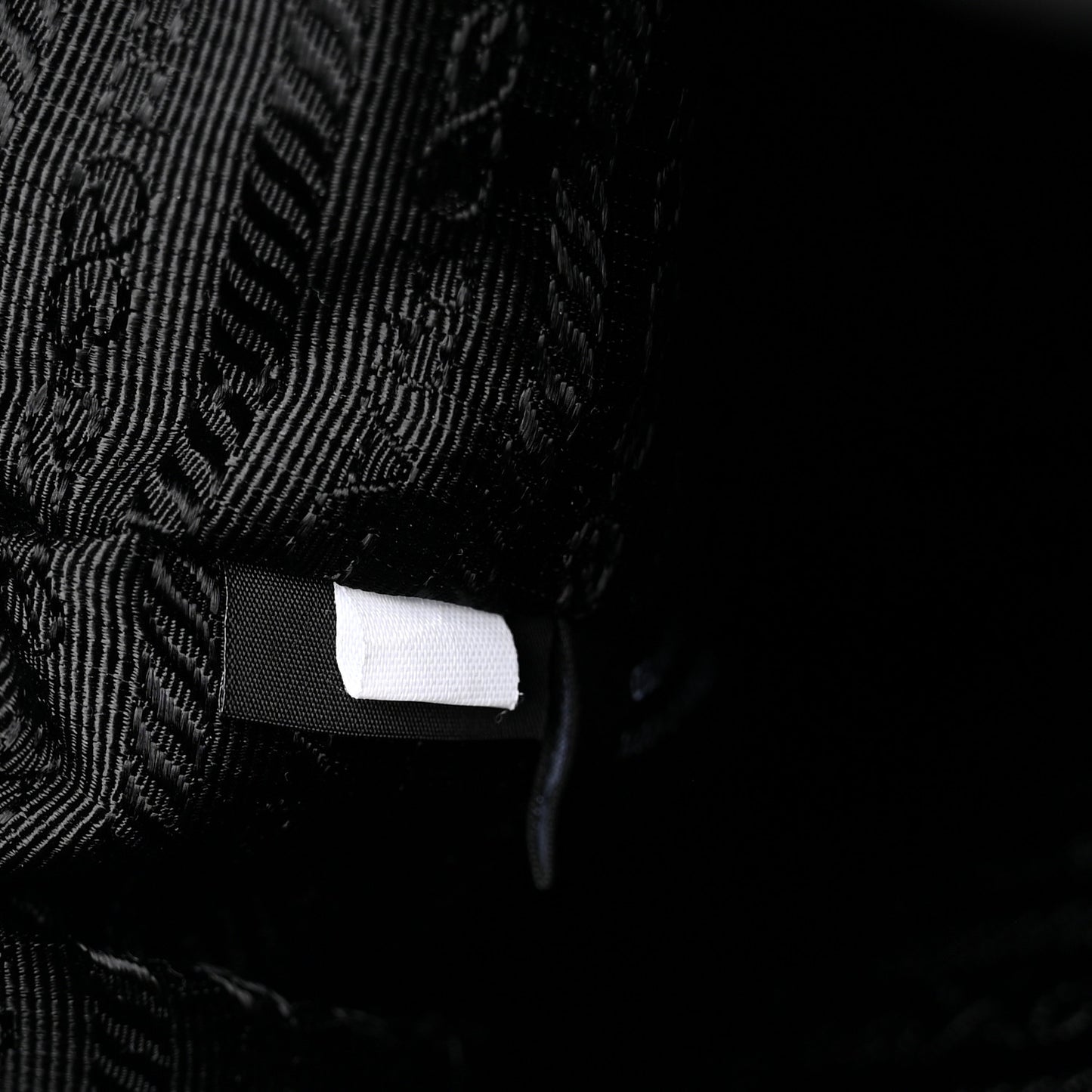 Re-Nylon Saffiano Duet Bucket Crossbody Bag Black