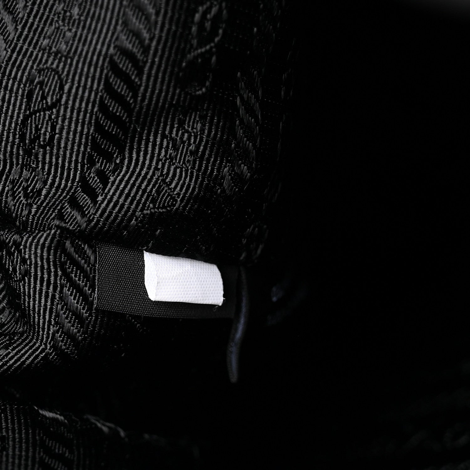 Prada Re-Nylon Saffiano Duet Bucket Crossbody Bag Black 7 of 10