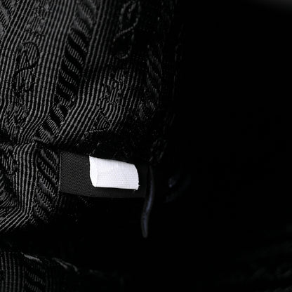 Prada Re-Nylon Saffiano Duet Bucket Crossbody Bag Black 7 of 10