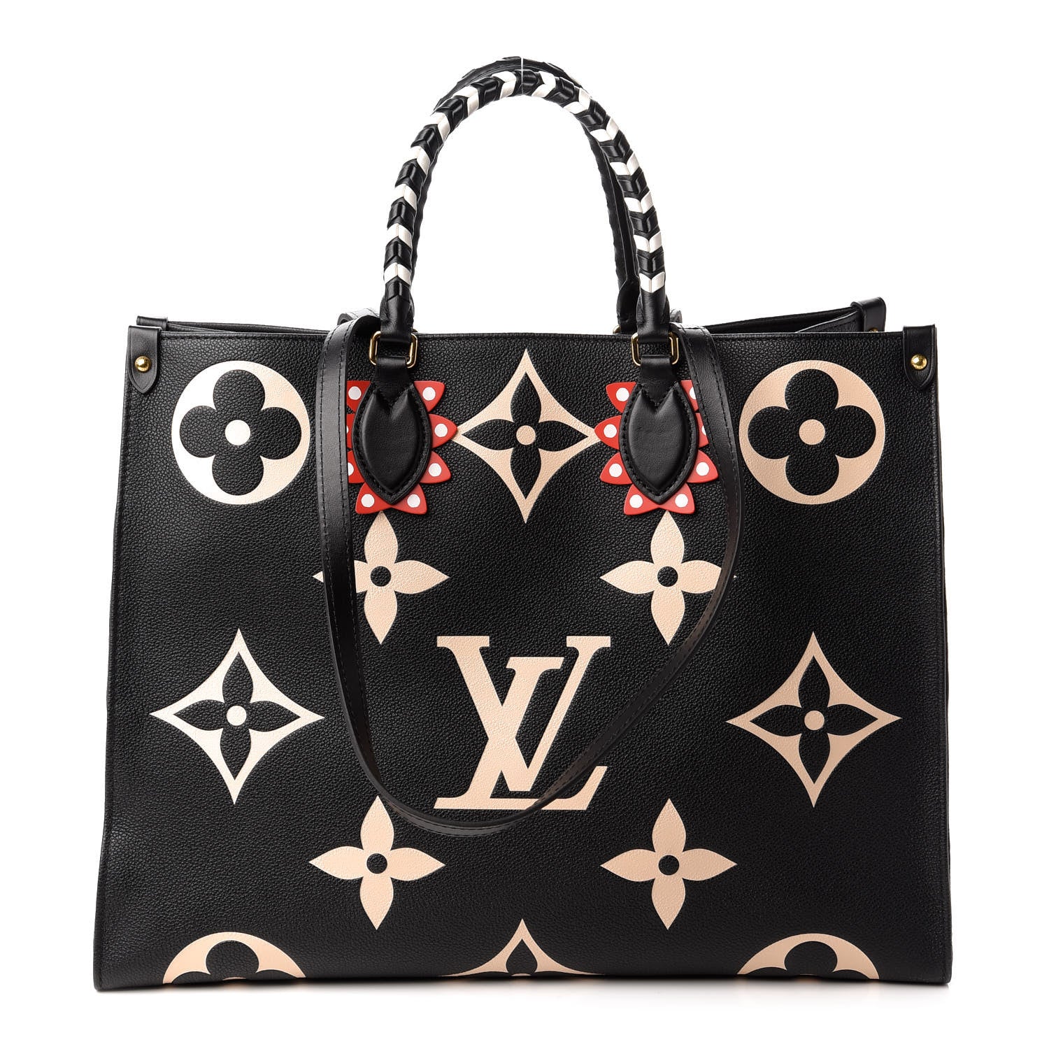 Louis Vuitton Empreinte Monogram Giant Crafty Onthego GM Black Creme 1 of 10