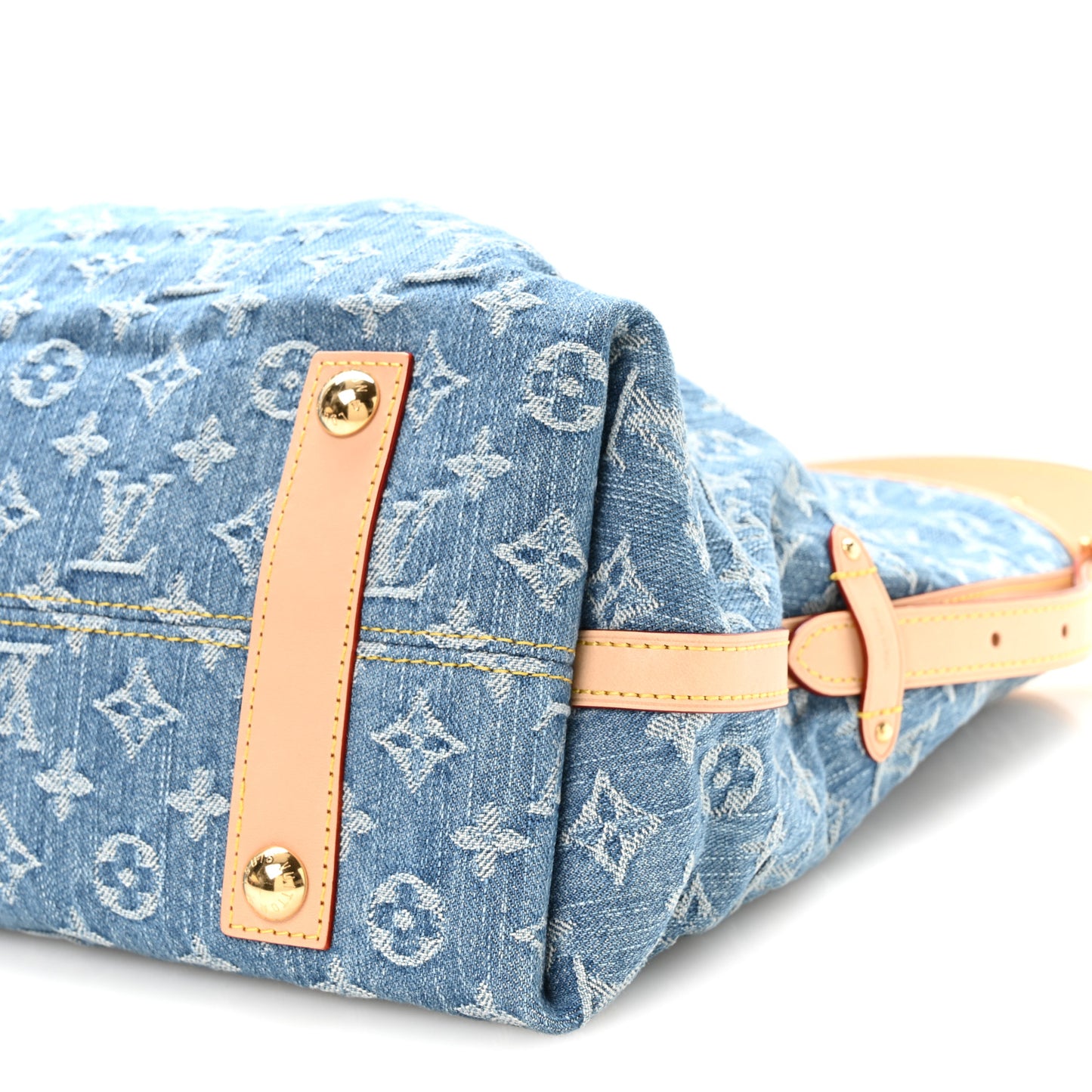 Monogram Denim CarryAll MM Blue