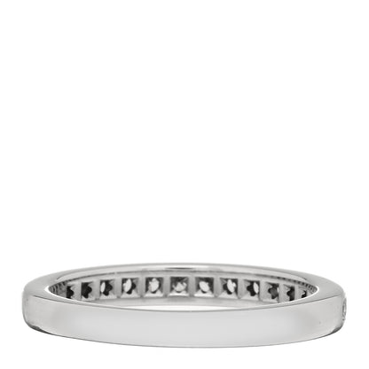 Tiffany Platinum Diamond 2.5mm Half Circle Wedding Band Ring 49 5 3 of 4