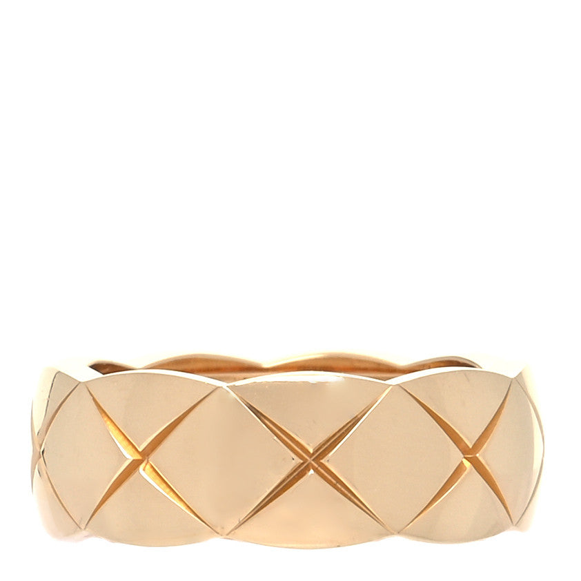 Chanel 18K Yellow Gold Small Coco Crush Ring 49 5 1 of 6