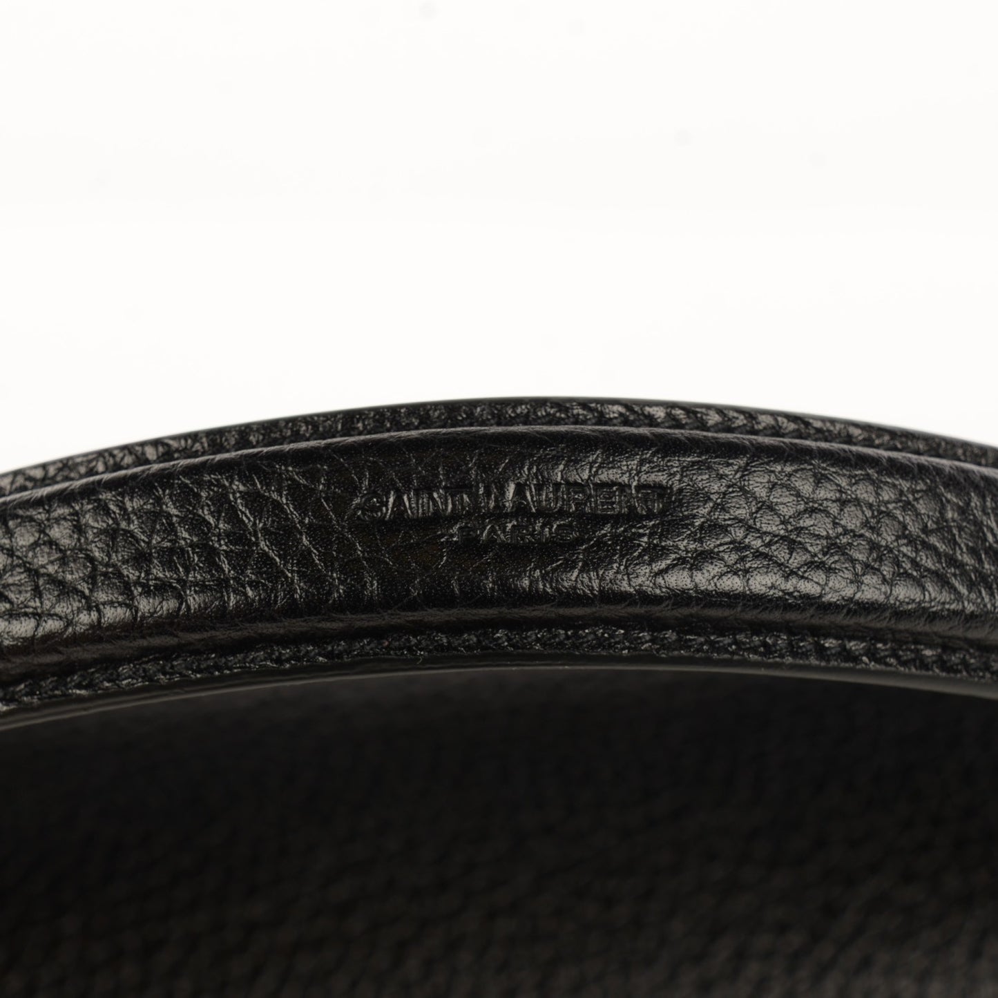 Grained Calfskin Medium Moujik Top Handle Bag Black