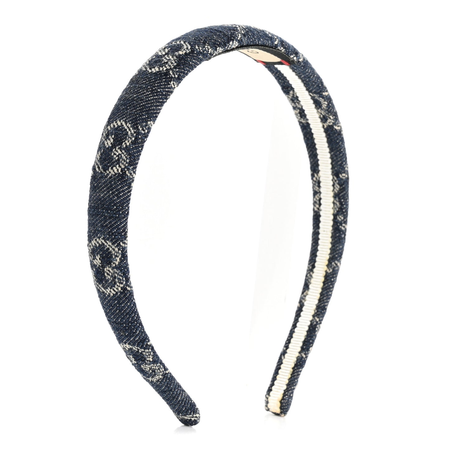 Denim Monogram Headband