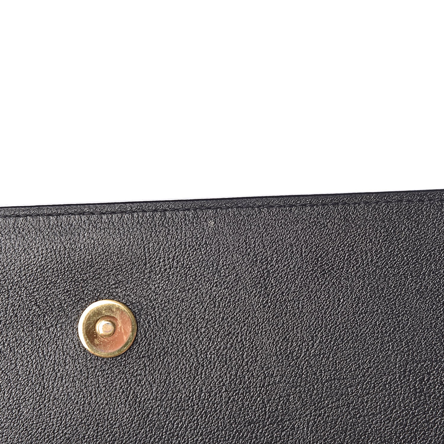 Saint Laurent Calfskin Monogram Large Belle De Jour Clutch Black 9 of 9