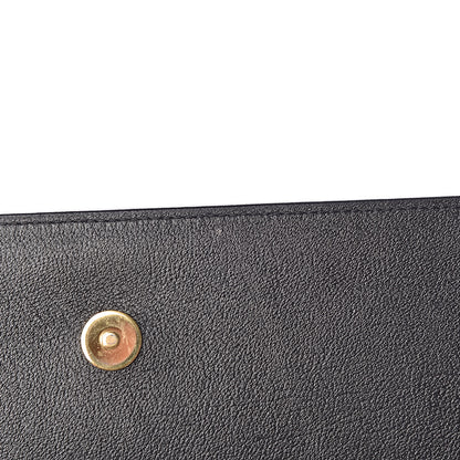 Saint Laurent Calfskin Monogram Large Belle De Jour Clutch Black 9 of 9
