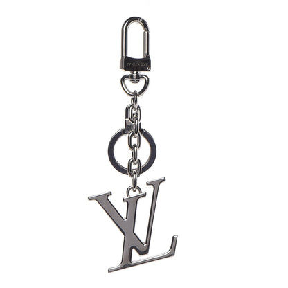 Louis Vuitton LV Facettes Bag Charm Key Holder Silver 1 of 3