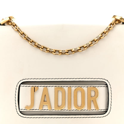 Christian Dior Calfskin J'Adior Chain Flap Bag Off White 8 of 15