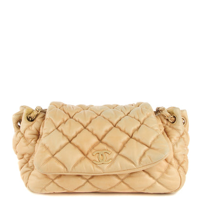 Chanel Calfskin Bubble Quilt Accordion Flap Beige 1 of 9