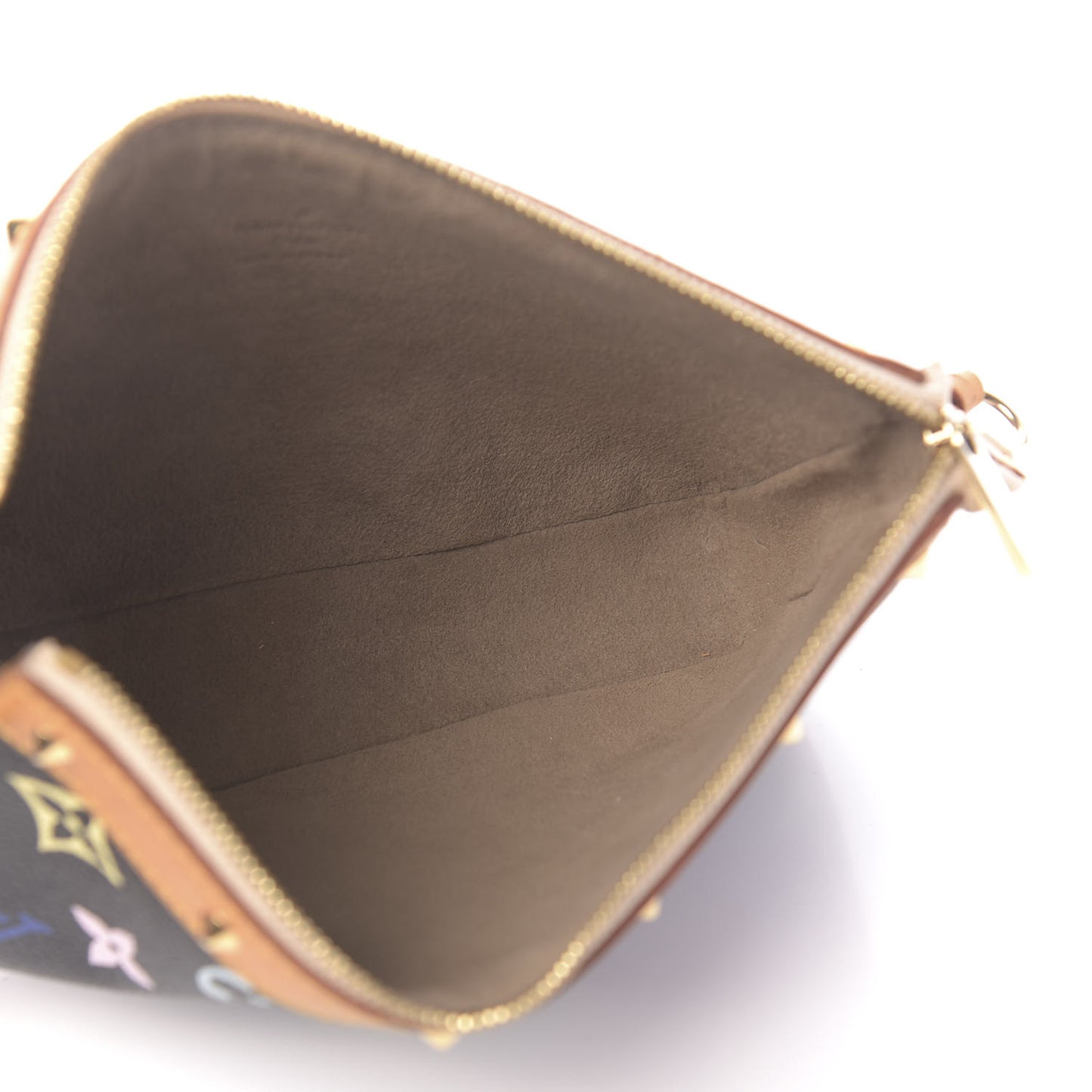 Monogram Multicolor Pochette Accessories Black