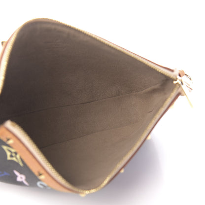 Louis Vuitton Monogram Multicolor Pochette Accessories Black 5 of 11