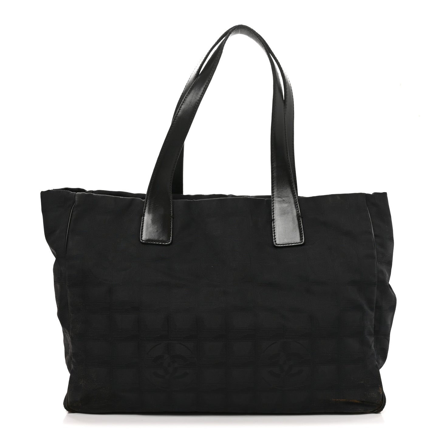 Nylon Medium Travel Tote Black