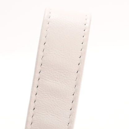 Chanel Lambskin Quilted Wave Clutch White 11 of 12