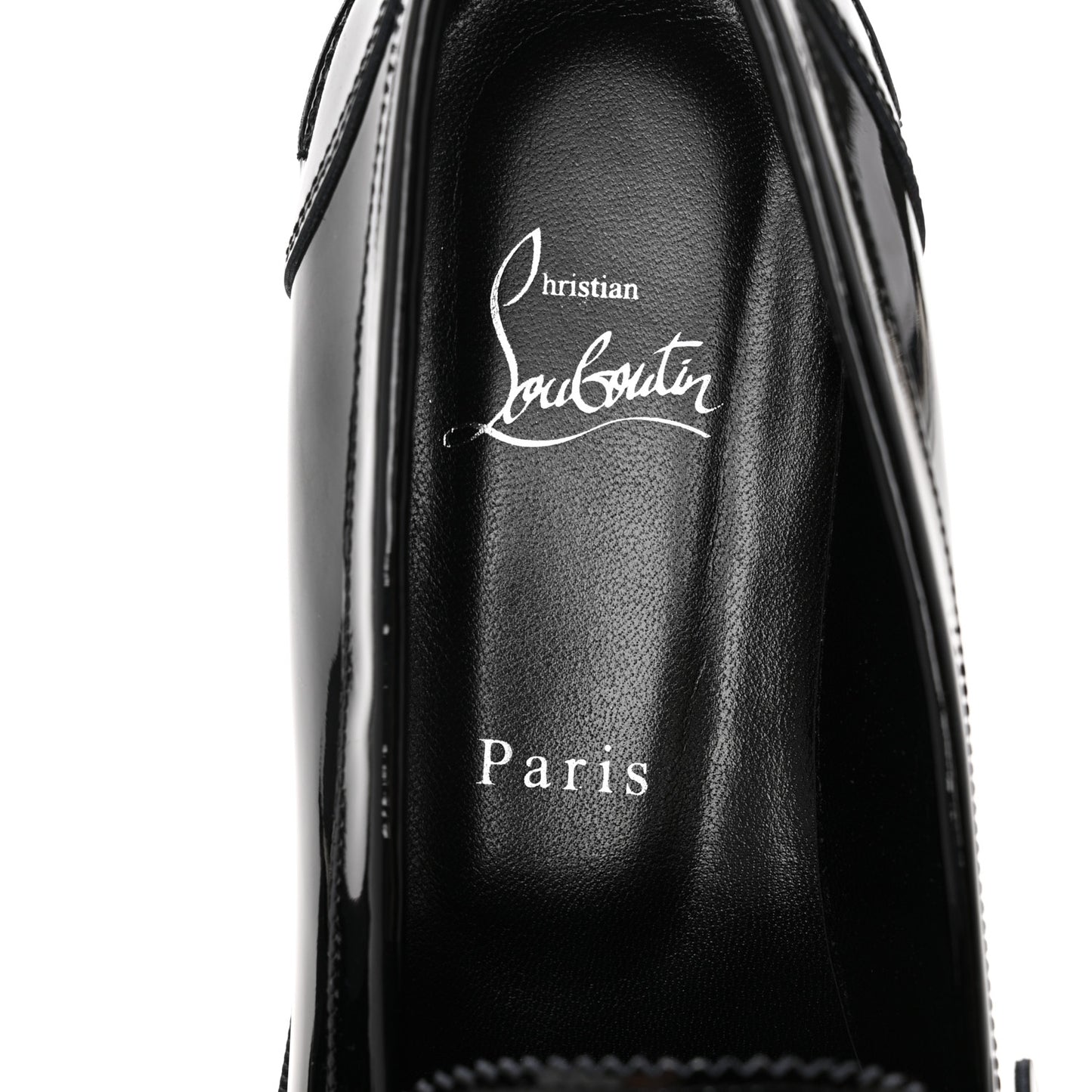 Patent Daisy Loafers 41 Black