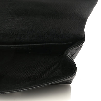 Chanel Grained Calfskin Quilted 2.55 Reissue Flap Belt Bag Clutch Black 5 of 10