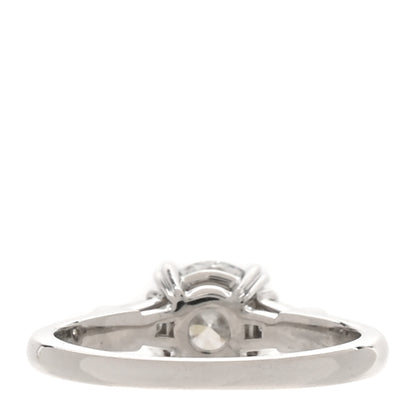 Harry Winston Platinum Diamond 1.02ct Classic Winston Round Brilliant Engagement Ring 50 5.25 3 of 6