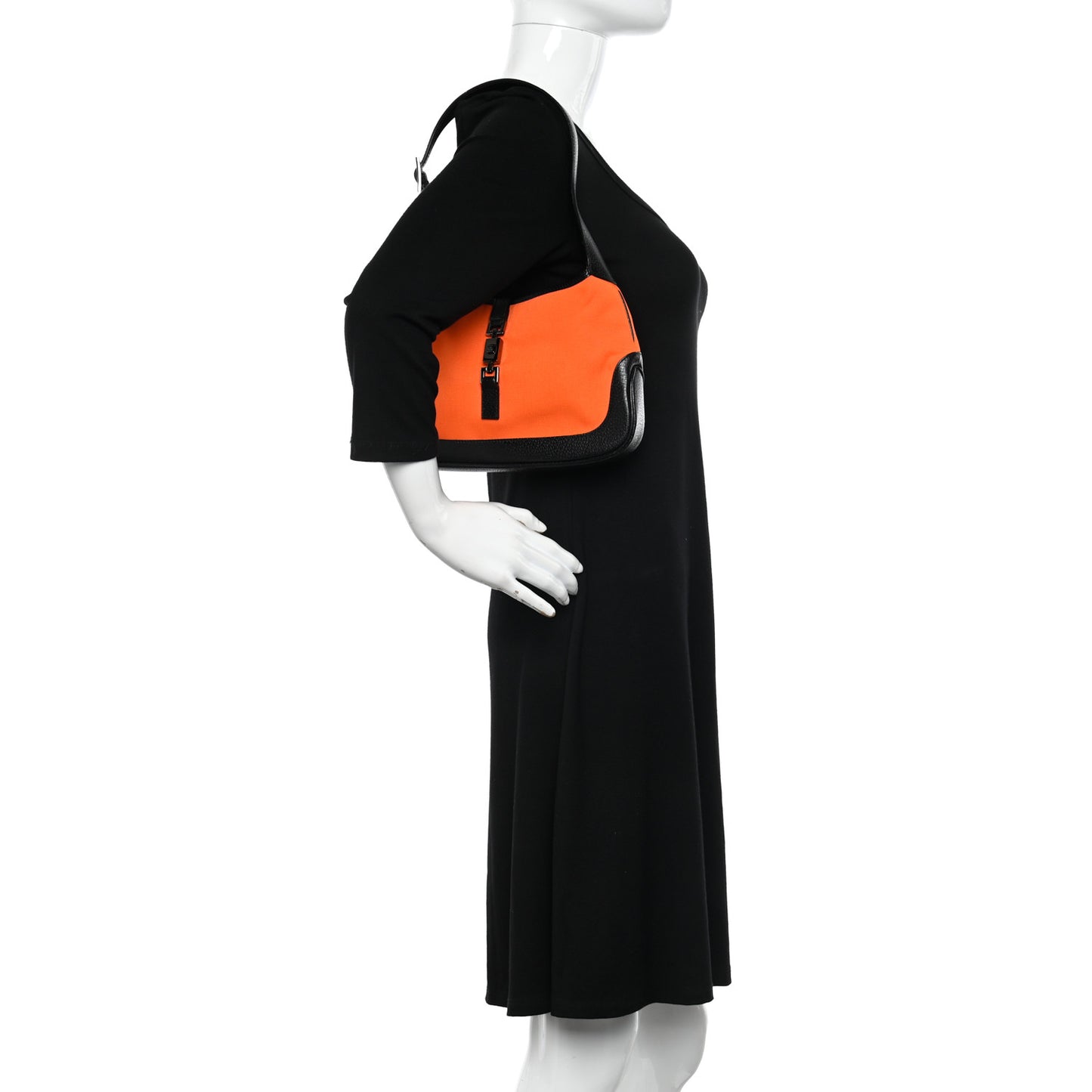 Canvas Small Jackie O Hobo Orange