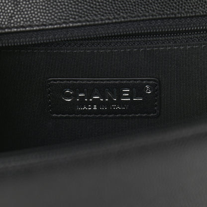 Chanel Caviar Quilted Large Boy Flap Black 6 of 10