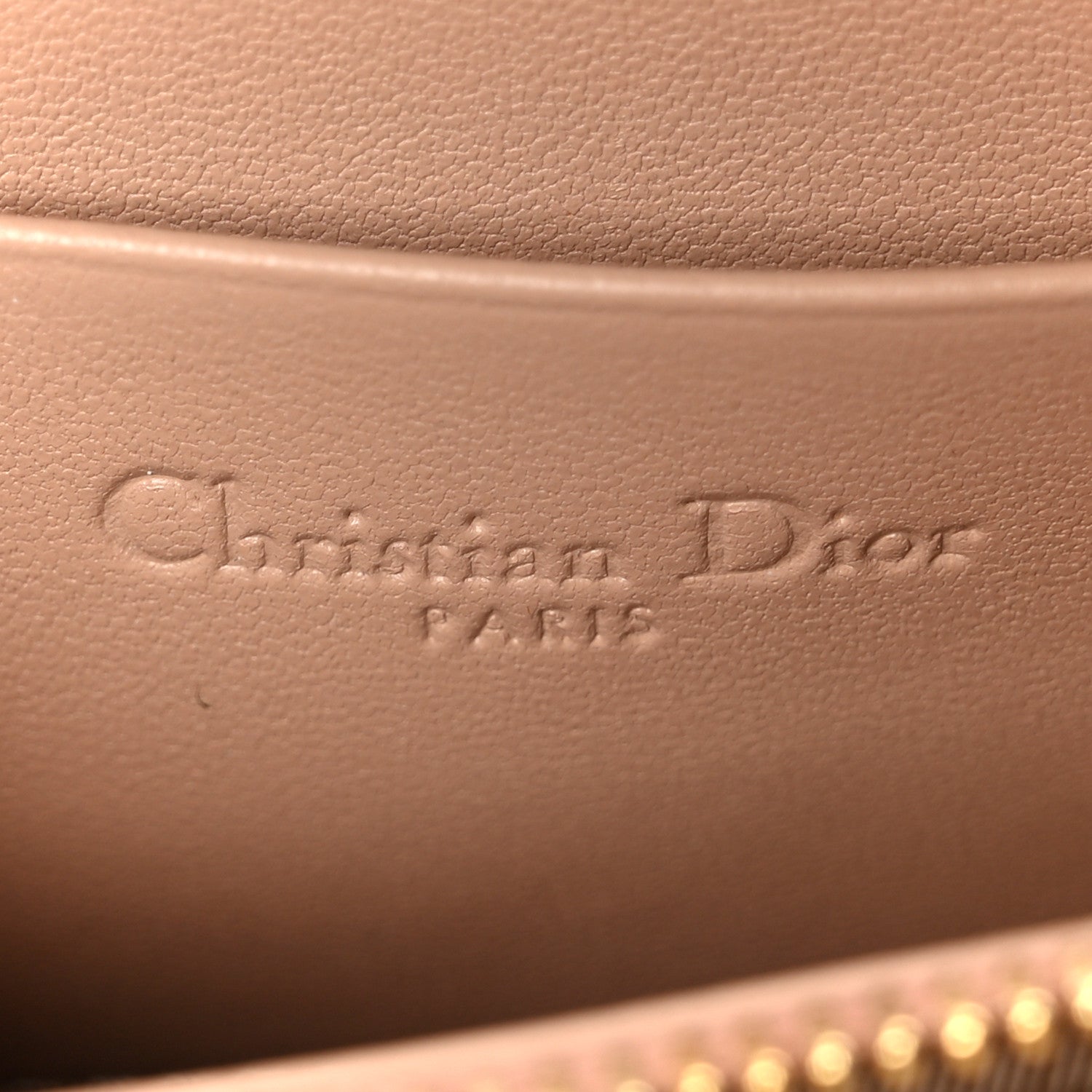 Christian Dior Lambskin Cannage Small Lady Dior Voyageur Coin Purse Rose Des Vents 6 of 8