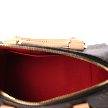 Louis Vuitton Monogram Speedy Bandouliere 20 Black 5 of 8