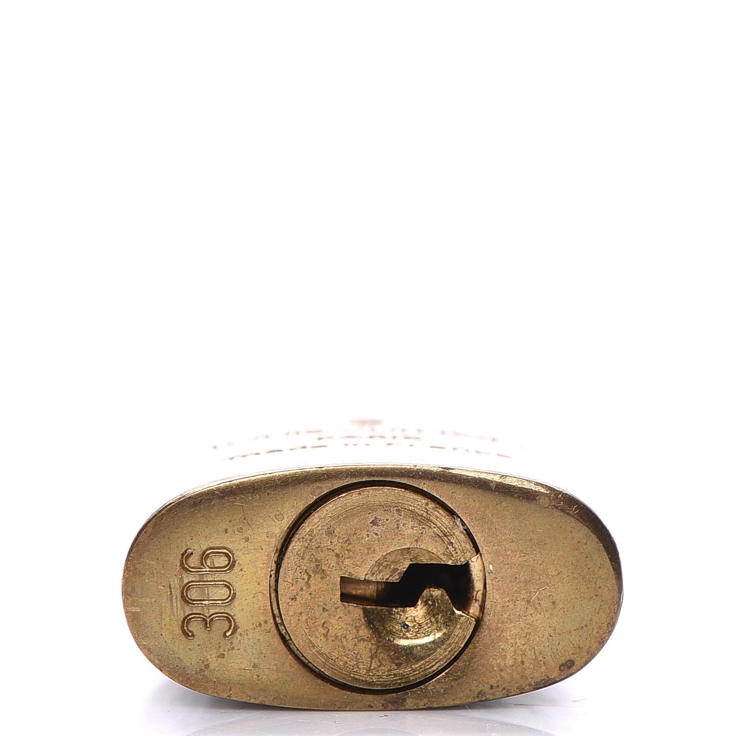 Louis Vuitton Brass Lock and 2 Keys Set #306 6 of 6