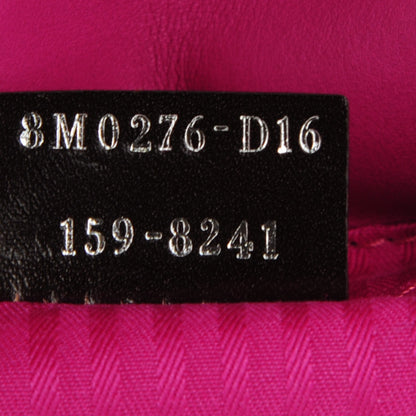 Fendi Vitello Flamingo Enamel Fendista Pouchette Crossbody Magenta 7 of 9
