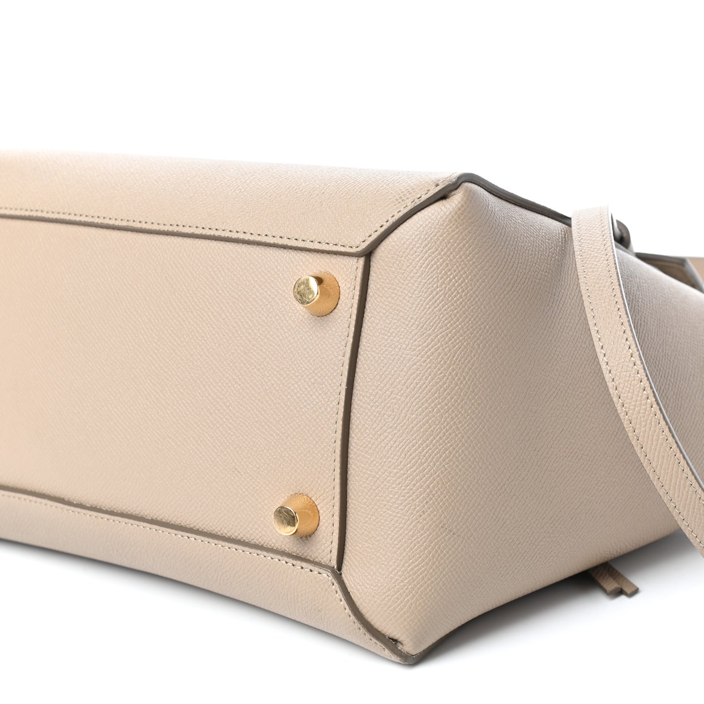 Grained Calfskin Mini Belt Bag Light Taupe