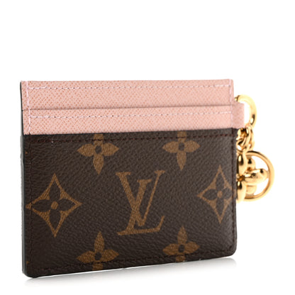 Louis Vuitton Monogram LV Charms Card Holder Rose Ballerine 3 of 6