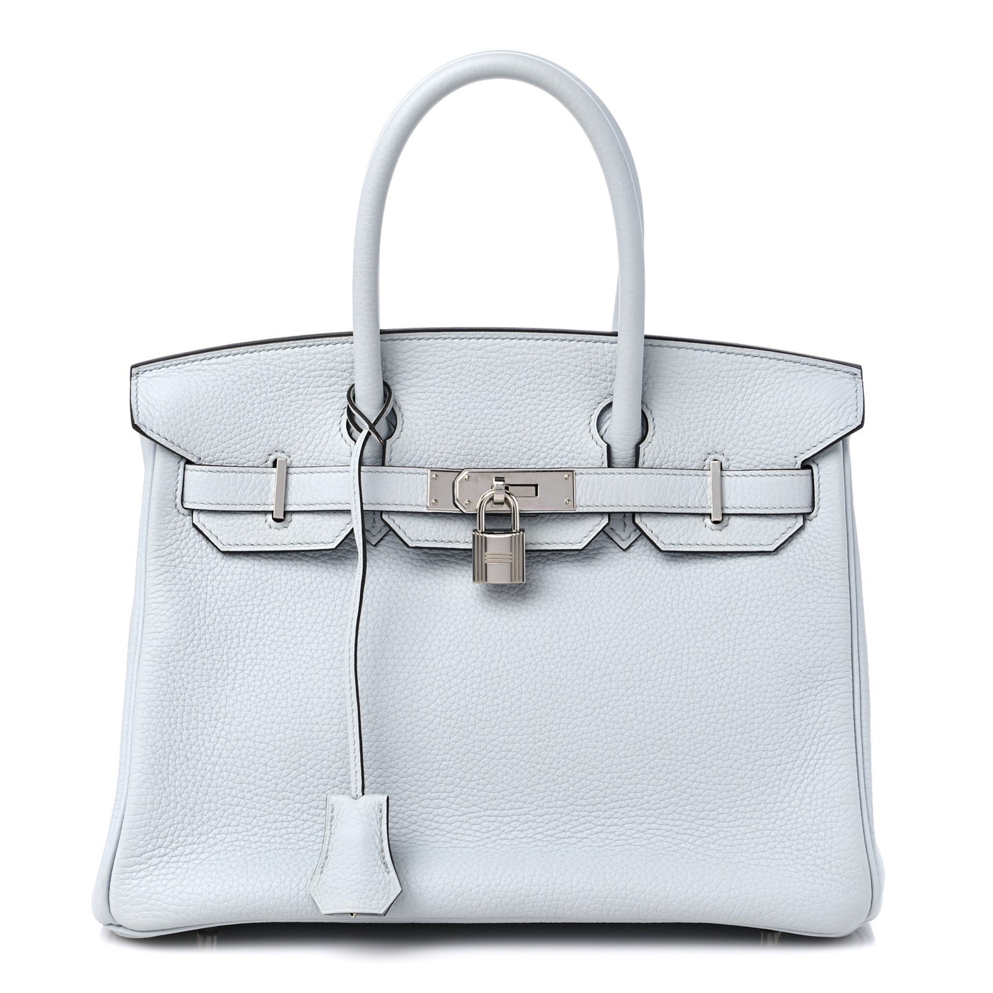 Taurillon Clemence Birkin 30 Bleu Pale