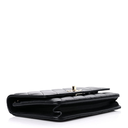 Chanel Lambskin Quilted Trendy CC Wallet On Chain WOC Black 4 of 15