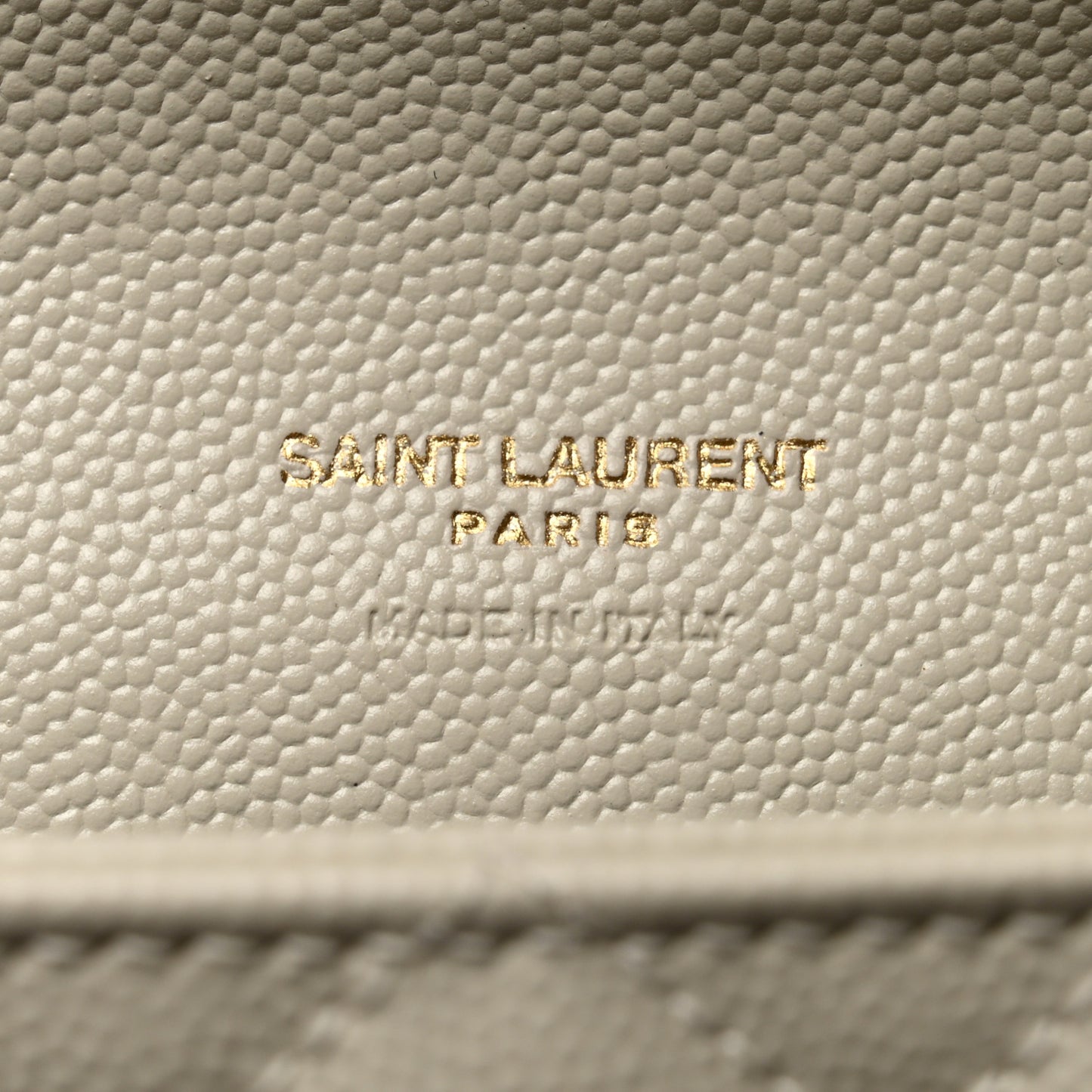 Grain De Poudre Textured Mixed Matelasse Triquilt Monogram Clutch Blanc Vintage