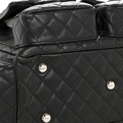 Chanel Calfskin Quilted Large Cambon Multipocket Reporter Black 15 of 15