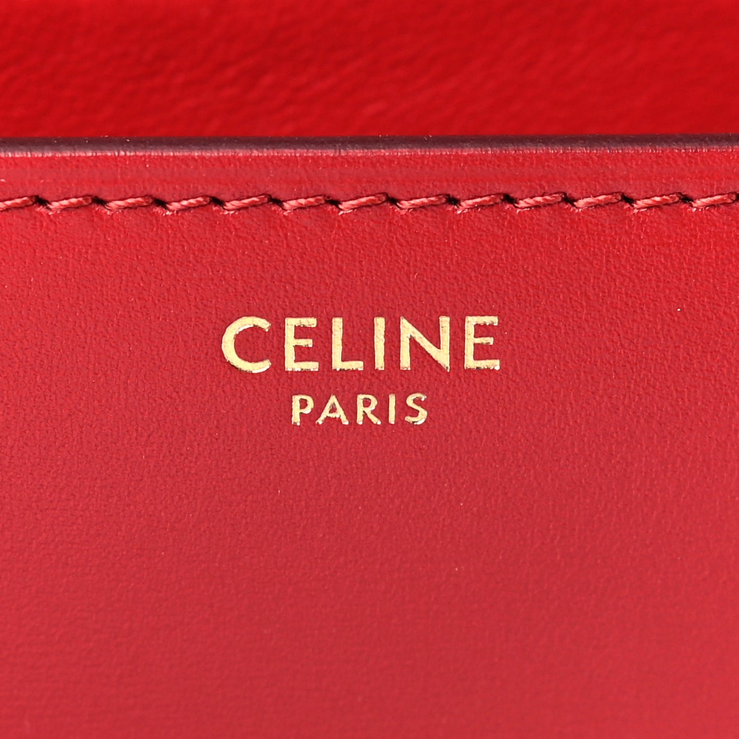 Box Calfskin Medium Classic Box Flap Bag Red