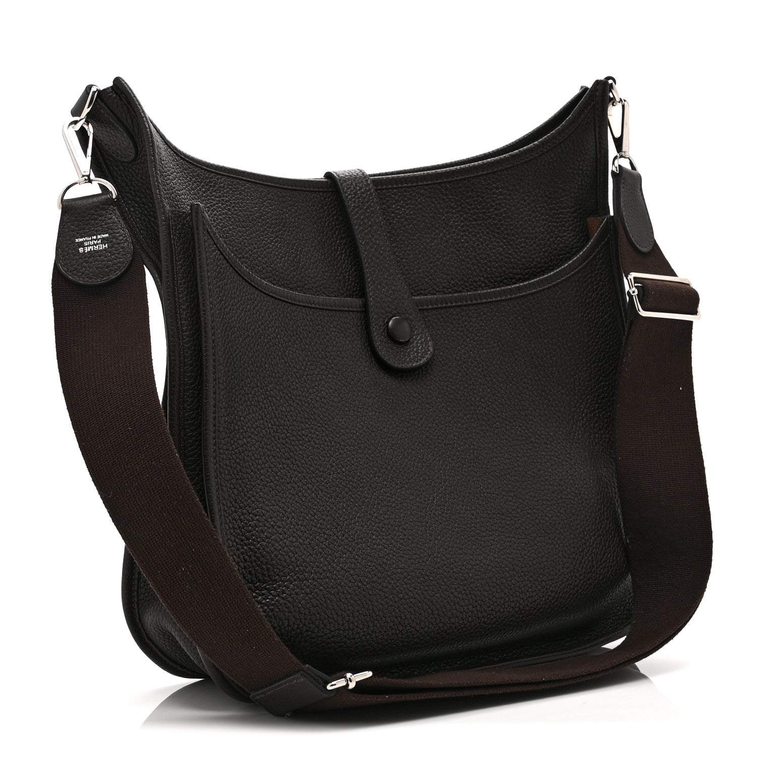 Hermes Taurillon Clemence Evelyne III GM Cafe 3 of 10