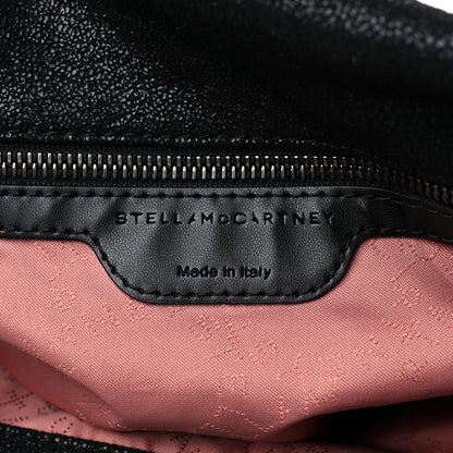 Stella McCartney Shaggy Deer Small Falabella Fold Over Tote Black 6 of 9