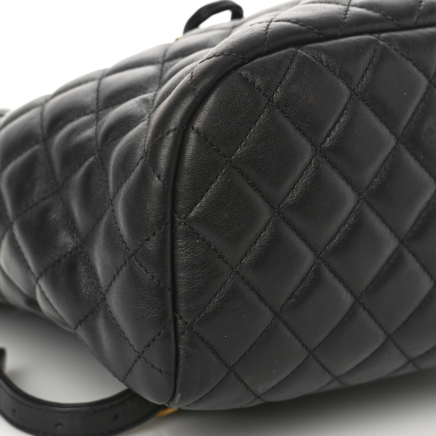 Calfskin Quilted Small Urban Spirit Backpack Black