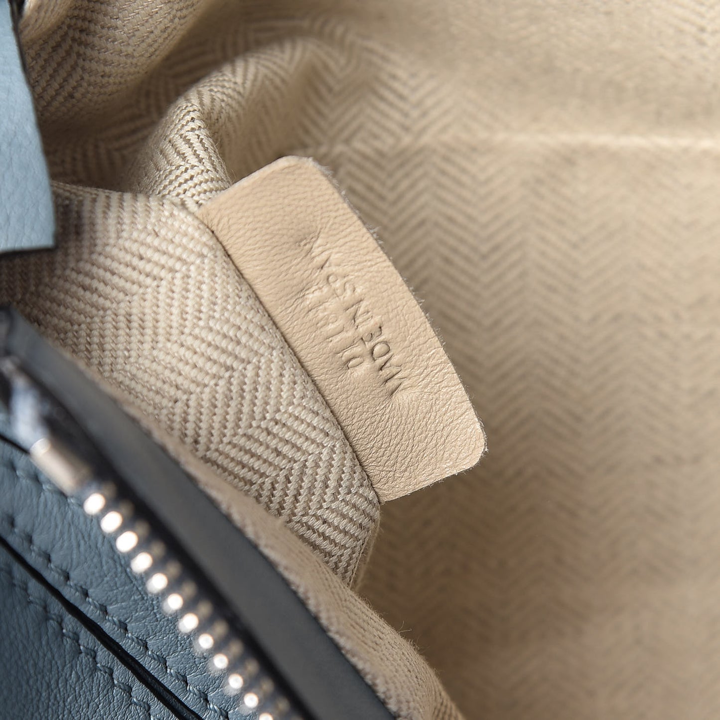 Calfskin Small Puzzle Bag Stone Blue