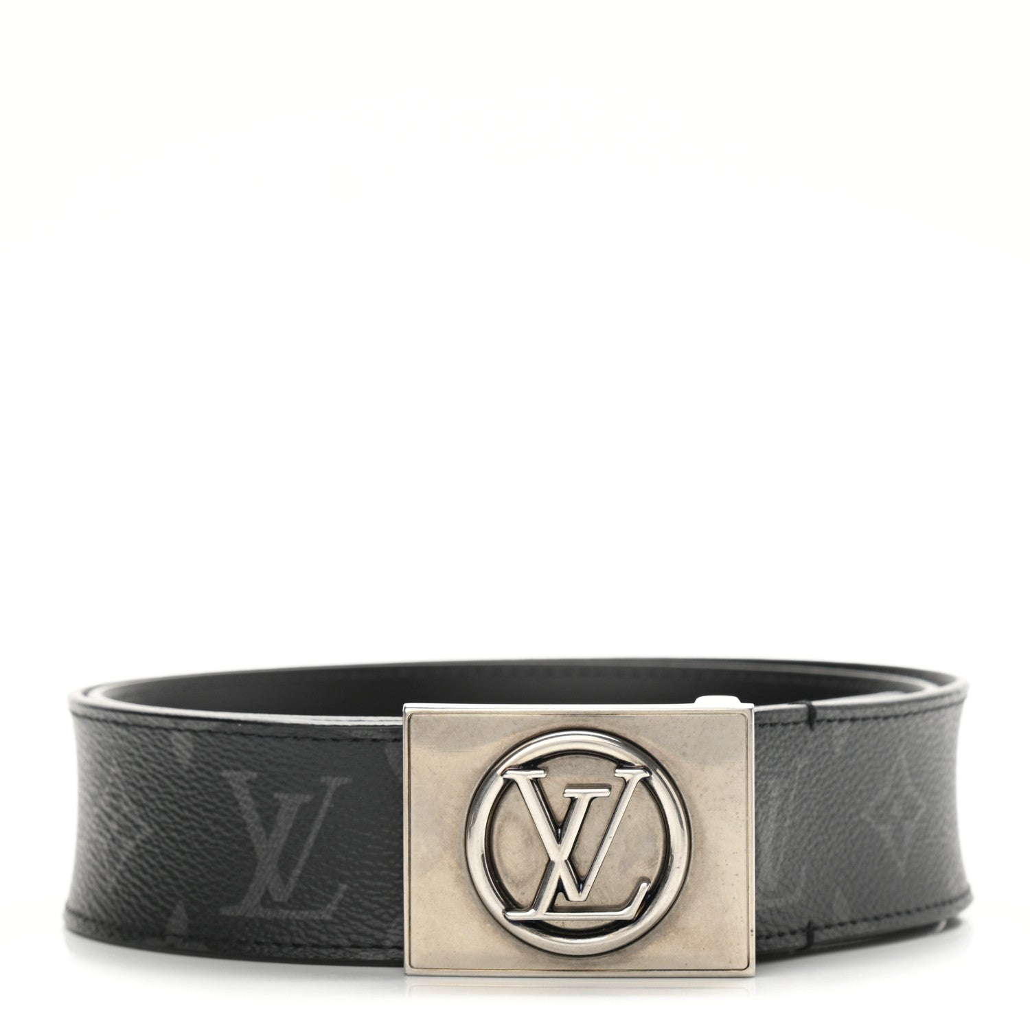Louis Vuitton Monogram Eclipse 40mm Adventurer Belt 90 36 1 of 4