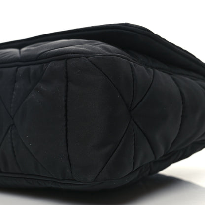 Prada Re-Nylon Quilted Padded Flap Shoulder Bag Black 10 of 12